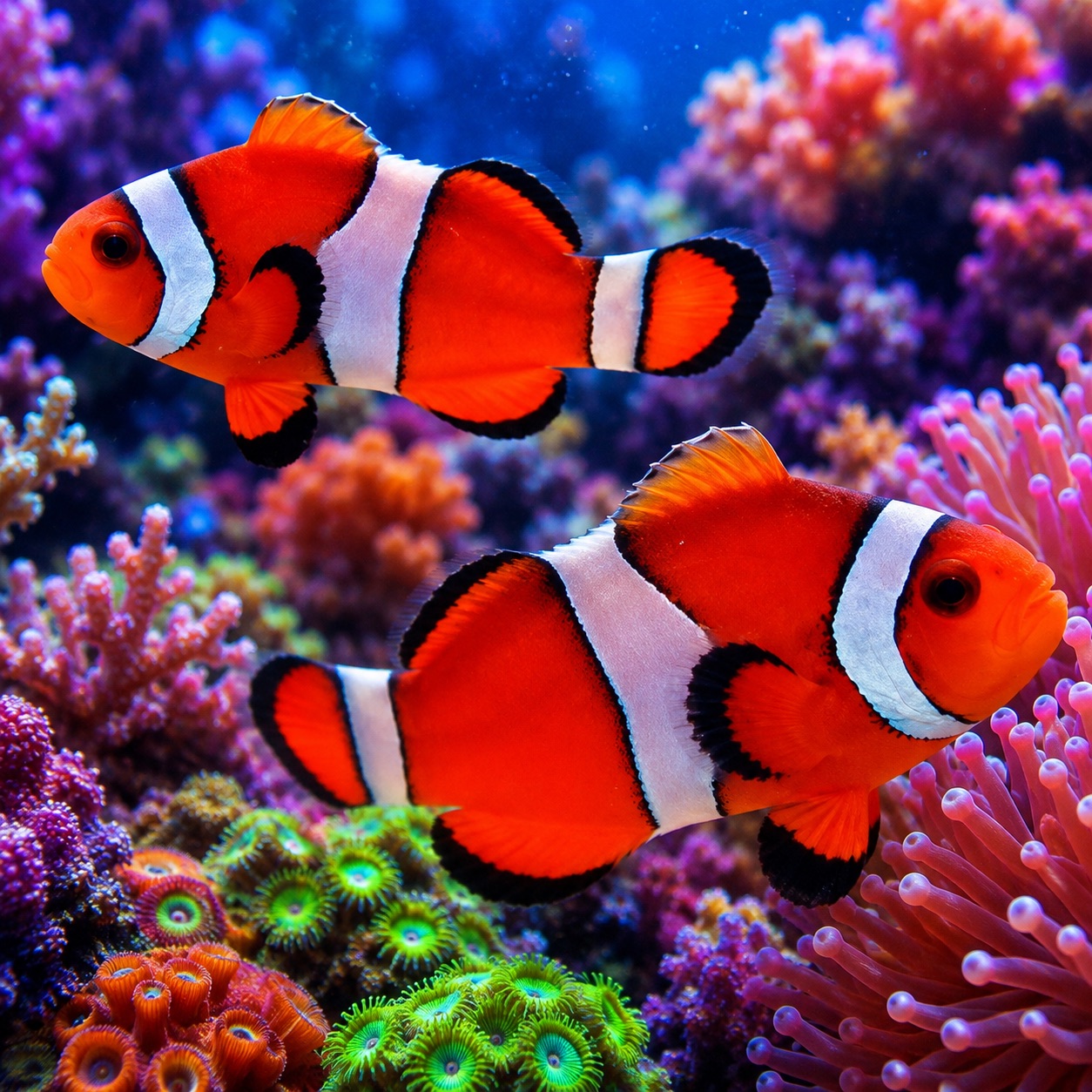 Orange Ocellaris (Nemo) exotic clownfish